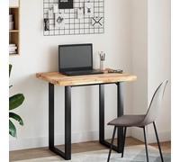vidaXL Dessus de bureau non traité 100x60x4 cm bois d'acacia massif Marron