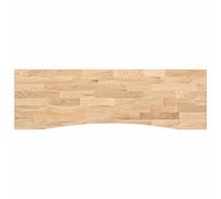 vidaXL Dessus de bureau non traité bois massif de chêne rectangulaire