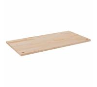 vidaXL Dessus de bureau Plateau en bois massif de pin 110x55x2,5 cm Marron