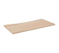 vidaXL Dessus de bureau – 110x55x2,5 cm bois massif de pin – Marron