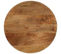 Vidaxl Dessus De Table Ø 40x2,5 Cm Rond Bois De Manguier Massif Multicolore