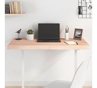 Vidaxl Dessus De Table 100x40x(2-6) Cm Bois De Chêne Massif Non Traité Marron