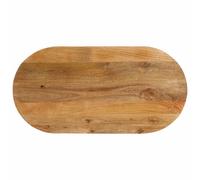 Vidaxl Dessus De Table 100x40x3,8 Cm Ovale Bois Massif De Manguier Multicolore