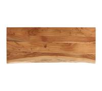 vidaXL Plateau de table 100x40x3,8cm rectangulaire bois massif acacia bord d'arbre