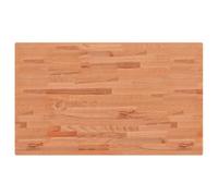vidaXL – Dessus de table 100×60×1,5 cm – Rectangulaire en bois massif de hêtre – Multicolore