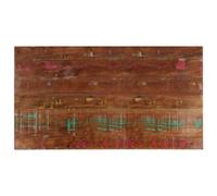 Vidaxl Dessus De Table 100x60x1,5cm Rectangulaire Bois Massif Récupéré Multicolore