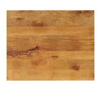 vidaXL Dessus de Table 100x80x2,5cm rectangulaire Bois Massif manguier