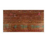 vidaXL Dessus de Table 110x50x2,5cm rectangulaire Bois Massif récupéré
