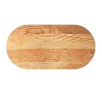 vidaXL Dessus de table ovale 120x60x4 cm en chêne massif – Plateau de table basse