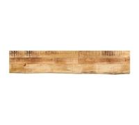 vidaXL Dessus de Table 140x30x2,5cm Bord Vif Bois Massif manguier Brut