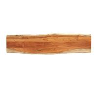 vidaXL Dessus de table rectangulaire 160x40x3,8 cm Bois massif acacia multicolore