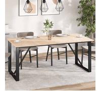 Dessus de Table Rectangulaire Remplacement Cuisine Bois de Pin Massif vidaXL