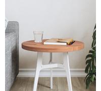Vidaxl Dessus De Table Ø40x2,5 Cm Rond Bois Massif De Hêtre Multicolore