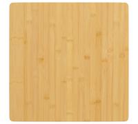 Vidaxl Dessus De Table 40x40x1,5 Cm Bambou Multicolore