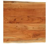 vidaXL Dessus de table carré 40x40x3,8 cm Bois massif d'acacia Multicolore