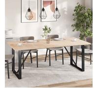 Dessus de Table Rectangulaire Remplacement Cuisine Bois de Pin Massif vidaXL