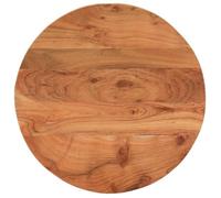 vidaXL Plateau de table 370048 – Rond Bois Ø50×2,5 cm, remplacement pour salle de séjour intérieur