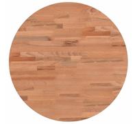 vidaXL Plateau de table rond Bois massif hêtre Ø50×2,5 cm – Pour table basse intérieur