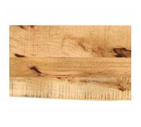 vidaXL Dessus de Table 50x20x2,5 cm Bord Vivant Bois Massif manguier, Dessus de Table en Bois, Dessus de Table d'appoint, Dessus de Table à Bord Vif