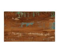 Vidaxl Dessus De Table 50x20x3,8 Cm Rectangulaire Bois Massif Récupéré Multicolore