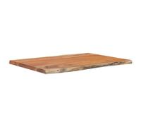 vidaXL Dessus de table de remplacement rectangulaire 50x40x2,5 cm Bois massif d'acacia