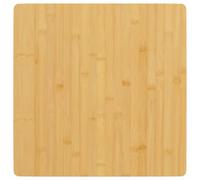 vidaXL Dessus de table carré en bambou 50 x 50 x 2,5 cm