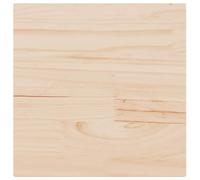 vidaXL Dessus de table carré 50x50x2,5 cm – Bois de pin massif – Multicolore