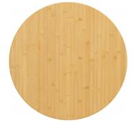 vidaXL Dessus de table Ø60x1,5 cm bambou 352674