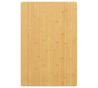 vidaXL Dessus de Table 60x100x1,5 cm Bambou, Dessus de Table à Manger, Dessus de Table en Bambou, Dessus de Table Basse