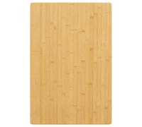 vidaXL Dessus de Table, Plateau Rectangulaire de Bureau, Dessus de Table de Remplacement, Dessus de Rechange Restaurant, 60x100x2,5 cm Bambou