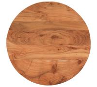 vidaXL Plateau de table – Dessus de remplacement rond Ø60×2,5 cm Bois massif d'acacia