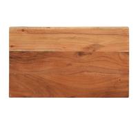 vidaXL Dessus de table 60x30x2,5 cm rectangulaire bois massif d'acacia pour table basse et à manger