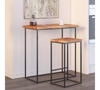 Vidaxl Dessus De Table 60x40x2,5 Cm Rectangulaire Bois Massif D'acacia Multicolore