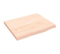 Dessus de bureau marron foncé 100x60x2 cm bois chêne traité vidaXL
