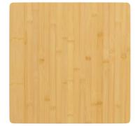 vidaXL Dessus de table carré en bambou 60x60x4 cm pour table à manger ou basse