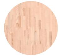 vidaXL Plateau de table rond Hêtre massif Ø70x1,5 cm pour table basse
