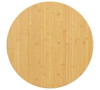 vidaXL Dessus de Table Ø70x2,5 cm Bambou, Dessus de Table à Manger, Dessus de Table en Bambou, Dessus de Table Basse, Dessus de Table Rond