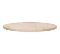 vidaXL Plateau de table, 70 cm de diamètre x 2,5 cm d’épaisseur, Bois massif de pin, Rond, Plateau de remplacement 813648