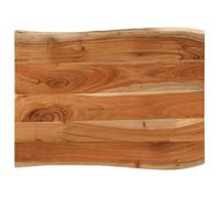 Vidaxl Dessus De Table 70x60x3,8 Cm Rectangulaire Bois Massif D'acacia Multicolore