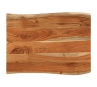 Tafelblad rechthoekig natuurlijke rand 70x60x3,8 cm acaciahout370643