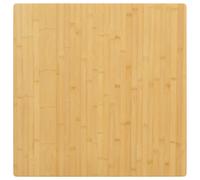 Vidaxl Dessus De Table 70x70x1,5 Cm Bambou Multicolore