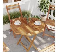 vidaXL Dessus de table 70x70x2,5 cm octogonal bois de teck massif, dessus de table de rechange, plateau de table en bois, 366665