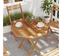 Vidaxl Dessus De Table 70x70x2,5 Cm Octogonal Bois De Teck Massif Multicolore