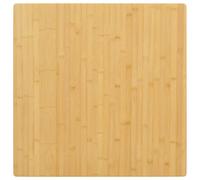 vidaXL Dessus de Table 70x70x4 cm Bambou, Dessus de Table à Manger, Dessus de Table en Bambou, Dessus de Table Basse, Dessus de Table carré