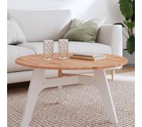 Vidaxl Dessus De Table Ø80x1,5 Cm Rond Bois Massif De Hêtre Multicolore
