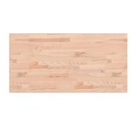 vidaXL Dessus de table rectangulaire 80x40x1,5 cm Bois massif de hêtre
