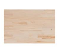 vidaXL Dessus de table 80x50x1,7 cm rectangulaire bois de pin massif, dessus de table en bois, dessus de table à manger, 847413