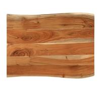 vidaXL Dessus de table rectangulaire 80 x 60 x 3,8 cm bois massif d'acacia