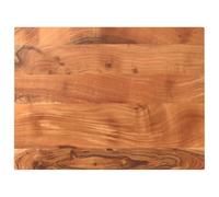 vidaXL Dessus de table rectangulaire 80 x 70 x 2,5 cm Bois massif d'acacia Multicolore