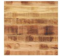 Vidaxl Dessus De Table 80x80x2,5 Cm Carré Bois Massif Manguier Brut Multicolore